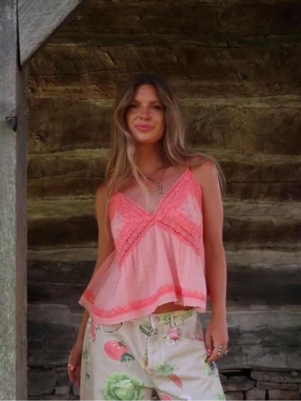 Shopmaddyjae-Peachy Arlo Boho Tank
Size M